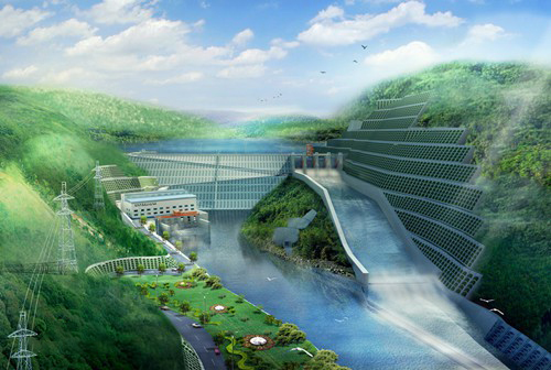 沈丘老挝南塔河1号水电站项目